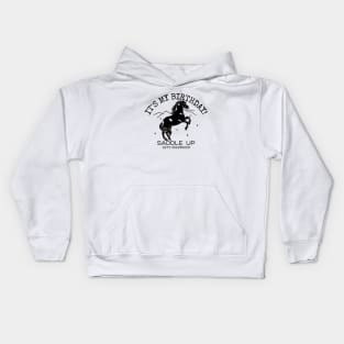 It's My Birthday Horse Kids Hoodie